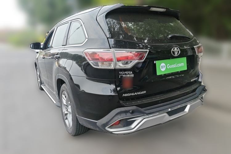 Used Toyota Highlander 2015 2.0T Four-Wheel Drive Luxury Edition 7-Seater Rear Left 45 Deg