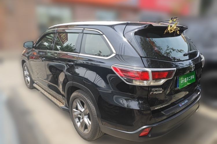 Used Toyota Highlander 2015 2.0T Four-Wheel Drive Luxury Edition 7-Seater Rear Left 45 Deg