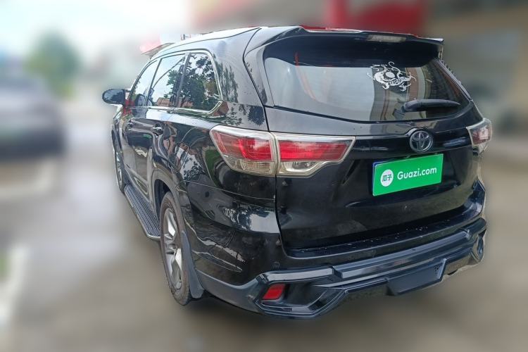 Used Toyota Highlander 2015 2.0T Four-Wheel Drive Luxury Edition 7-Seater Rear Left 45 Deg