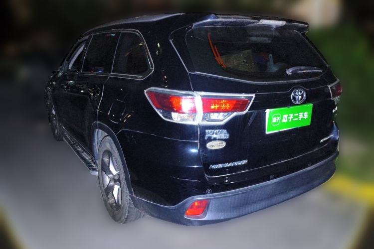 Used Toyota Highlander 2015 2.0T Four-Wheel Drive Luxury Edition 7-Seater Rear Left 45 Deg