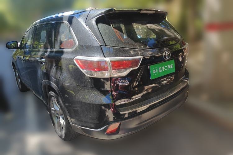 Used Toyota Highlander 2015 2.0T Four-Wheel Drive Luxury Edition 7-Seater Rear Left 45 Deg