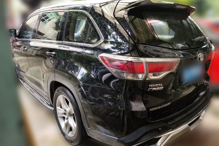 Used Toyota Highlander 2015 2.0T Two-Wheel Drive Luxury Edition 7 Seats Rear Left 45 Deg