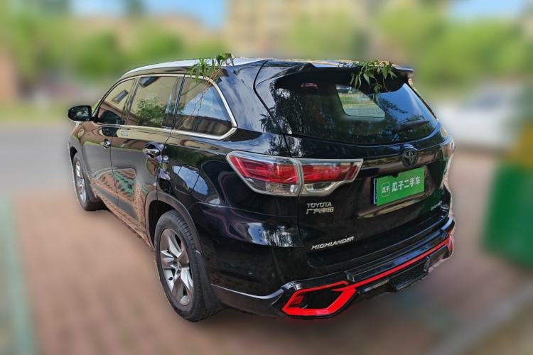 Used Toyota Highlander 2015 2.0T Four-Wheel Drive Luxury Edition 7-Seater Rear Left 45 Deg