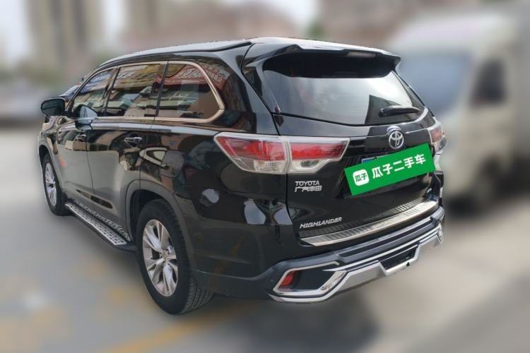 Used Toyota Highlander 2015 2.0T Four-Wheel Drive Elite Edition 7-Seater Rear Left 45 Deg