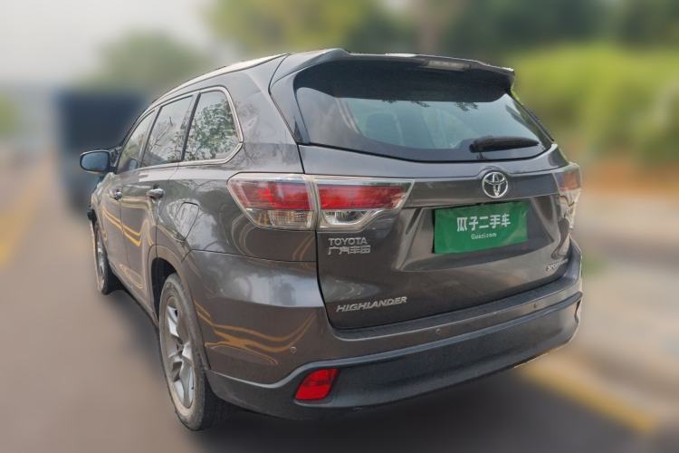 Used Toyota Highlander 2015 2.0T Four-Wheel Drive Luxury Edition 7-Seater Rear Left 45 Deg