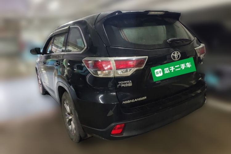 Used Toyota Highlander 2015 2.0T Four-Wheel Drive Elite Edition 7-Seater Rear Left 45 Deg