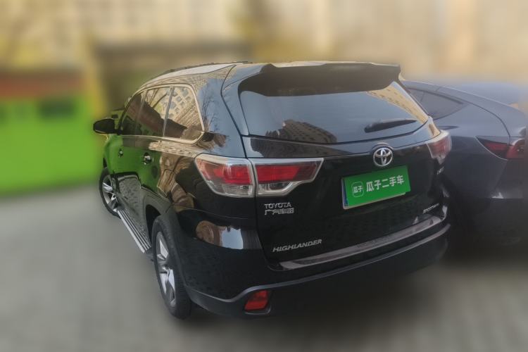 Used Toyota Highlander 2015 2.0T Four-Wheel Drive Luxury Edition 7-Seater Rear Left 45 Deg