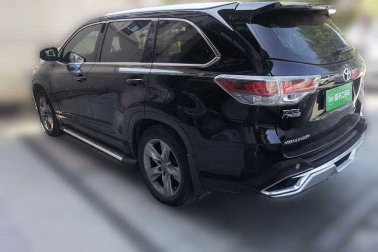 Used Toyota Highlander 2015 2.0T Four-Wheel Drive Luxury Edition 7-Seater Rear Left 45 Deg