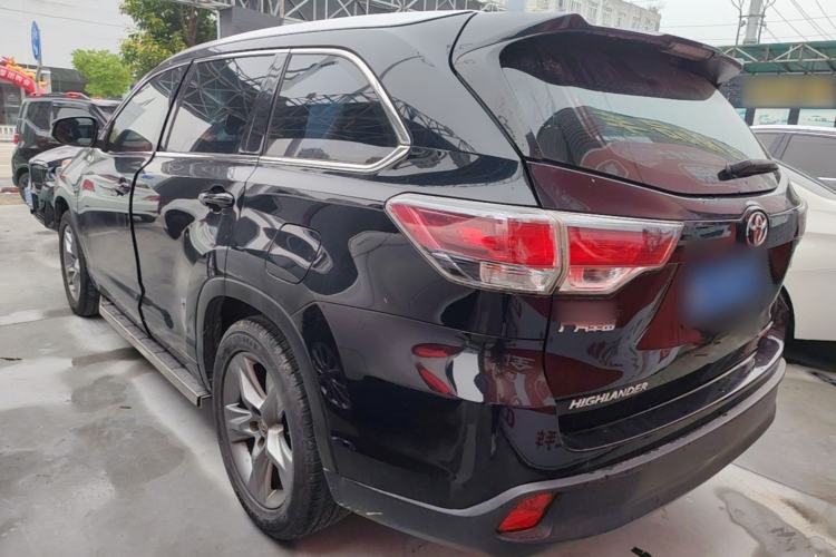 Used Toyota Highlander 2015 2.0T Four-Wheel Drive Luxury Edition 7-Seater Rear Left 45 Deg