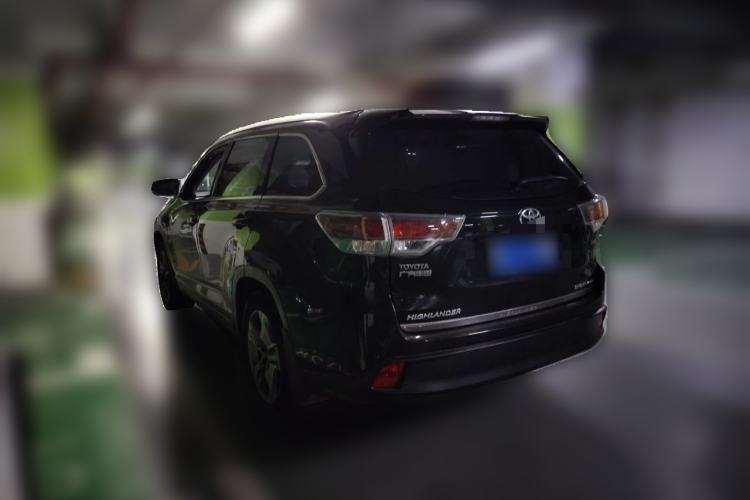 Used Toyota Highlander 2015 2.0T Four-Wheel Drive Luxury Edition 7-Seater Rear Left 45 Deg