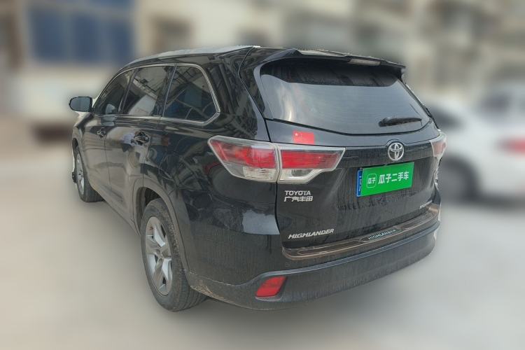 Used Toyota Highlander 2015 2.0T Four-Wheel Drive Luxury Edition 7-Seater Rear Left 45 Deg