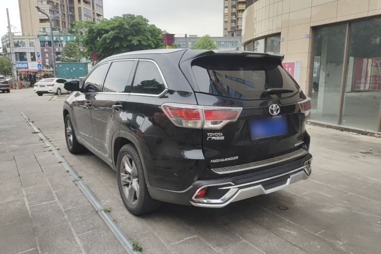 Used Toyota Highlander 2015 2.0T Four-Wheel Drive Luxury Edition 7-Seater Rear Left 45 Deg