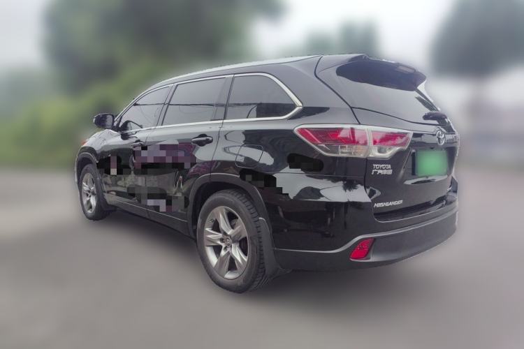 Used Toyota Highlander 2015 2.0T Four-Wheel Drive Luxury Edition 7-Seater Rear Left 45 Deg