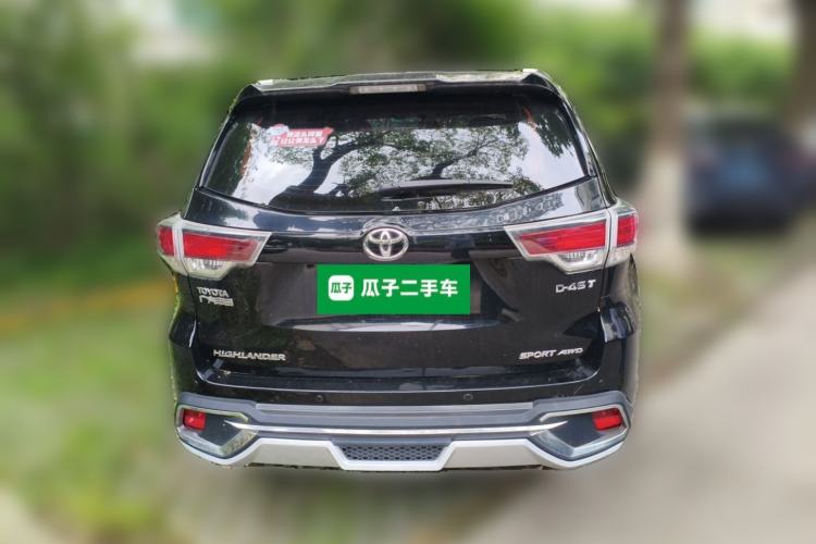 Used Toyota Highlander 2015 2.0T Four-Wheel Drive Luxury Edition 7-Seater Rear
