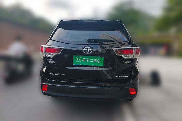Used Toyota Highlander 2015 2.0T Four-Wheel Drive Luxury Edition 7-Seater Rear