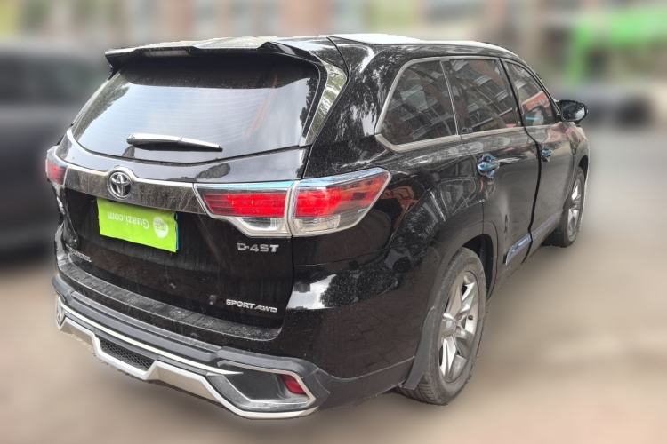 Used Toyota Highlander 2015 2.0T Four-Wheel Drive Luxury Edition 7-Seater Rear Right 45 Deg