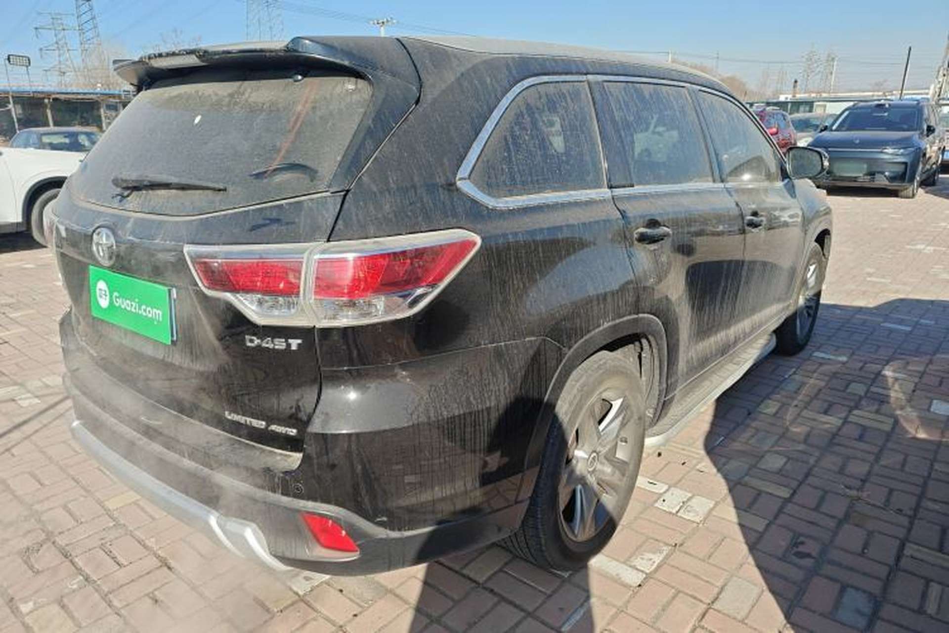 Used Toyota Highlander 2015 2.0T Four-Wheel Drive Ultimate Edition 7-Seater Rear Right 45 Deg