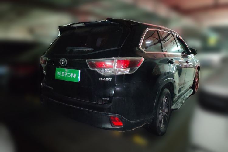 Used Toyota Highlander 2015 2.0T Four-Wheel Drive Elite Edition 7-Seater Rear Right 45 Deg