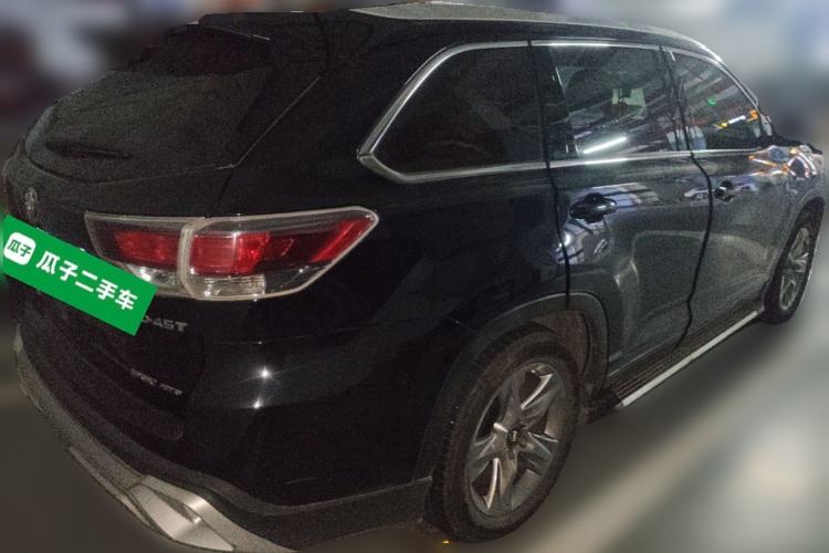 Used Toyota Highlander 2015 2.0T Four-Wheel Drive Luxury Edition 7-Seater Rear Right 45 Deg