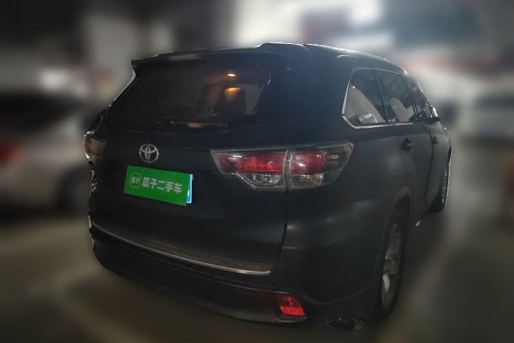 Used Toyota Highlander 2015 2.0T Four-Wheel Drive Ultimate Edition 7-Seater Rear Right 45 Deg