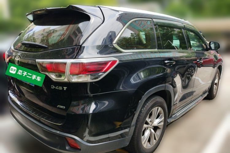 Used Toyota Highlander 2015 2.0T Four-Wheel Drive Elite Edition 7-Seater Rear Right 45 Deg