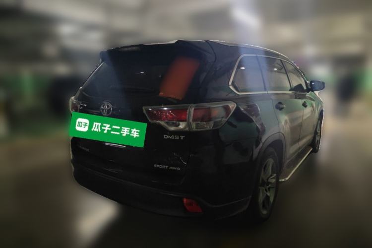 Used Toyota Highlander 2015 2.0T Four-Wheel Drive Luxury Edition 7-Seater Rear Right 45 Deg