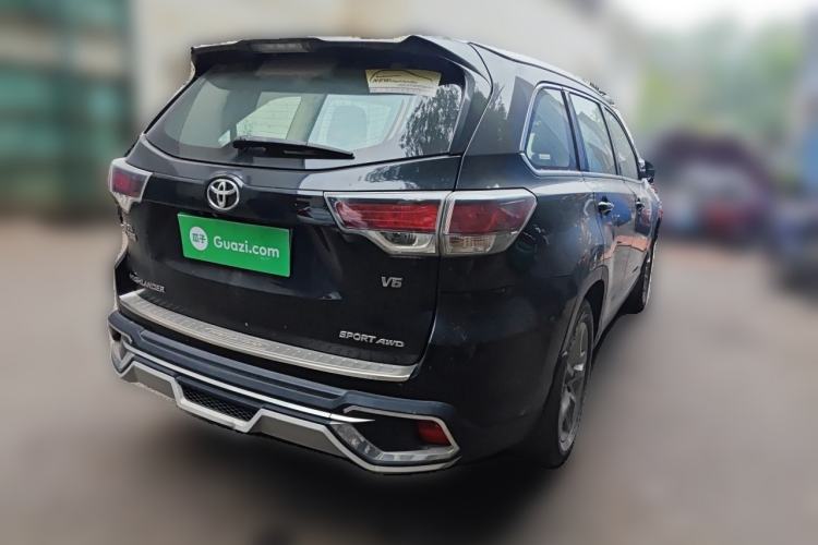 Used Toyota Highlander 2015 2.0T Four-Wheel Drive Luxury Edition 7-Seater Rear Right 45 Deg