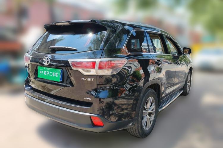 Used Toyota Highlander 2015 2.0T Four-Wheel Drive Elite Edition 7-Seater Rear Right 45 Deg