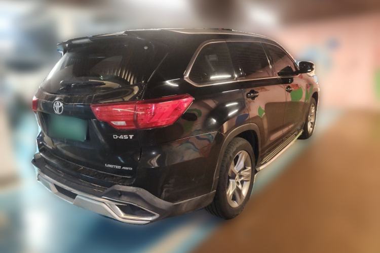 Used Toyota Highlander 2015 2.0T Four-Wheel Drive Ultimate Edition 7-Seater Rear Right 45 Deg