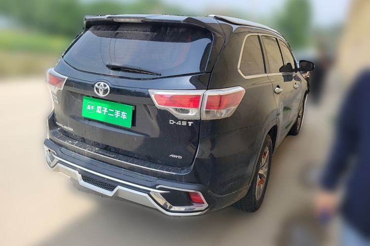 Used Toyota Highlander 2015 2.0T Four-Wheel Drive Elite Edition 7-Seater Rear Right 45 Deg