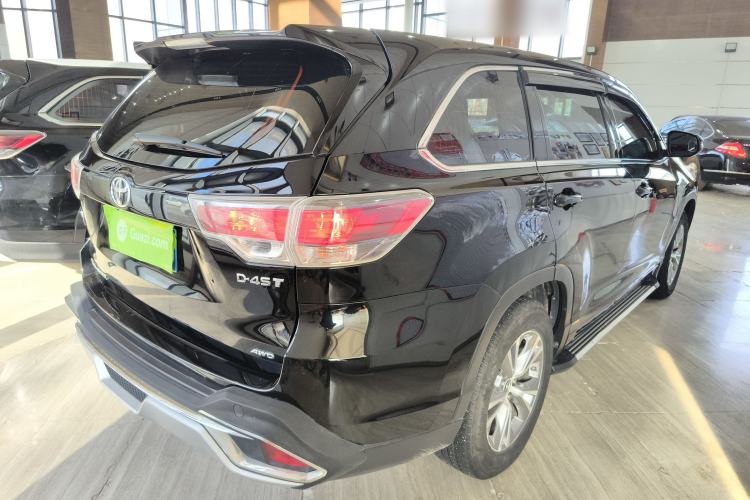 Used Toyota Highlander 2015 2.0T Four-Wheel Drive Elite Edition 7-Seater Rear Right 45 Deg