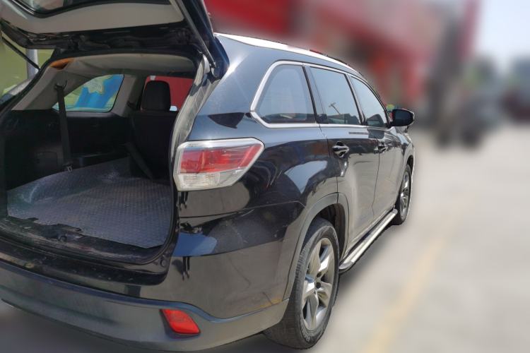 Used Toyota Highlander 2015 2.0T Four-Wheel Drive Luxury Edition 7-Seater Rear Right 45 Deg