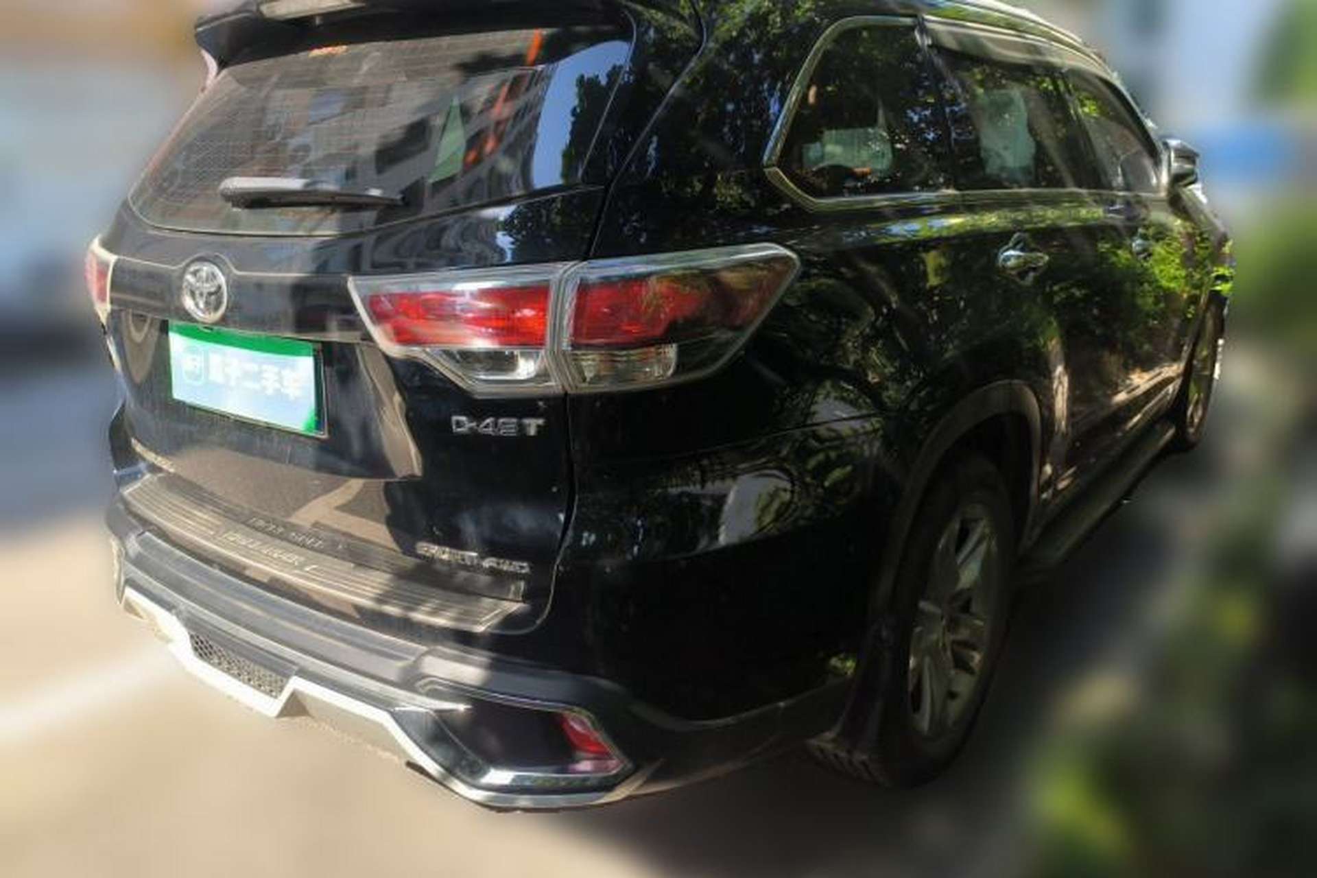 Used Toyota Highlander 2015 2.0T Four-Wheel Drive Luxury Edition 7-Seater Rear Right 45 Deg
