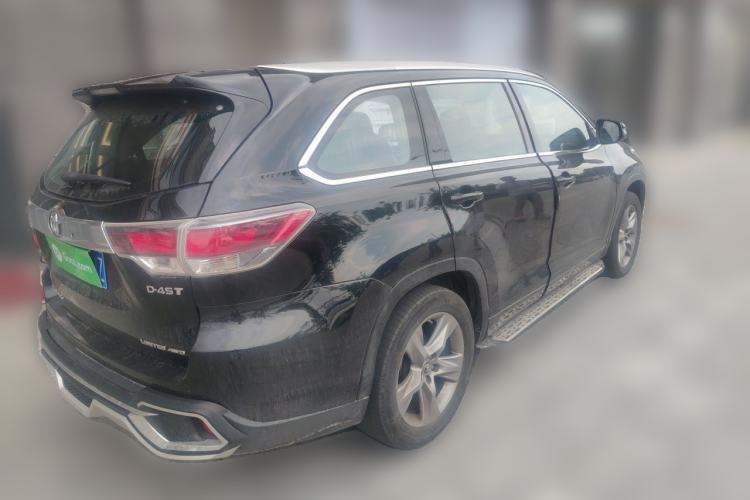 Used Toyota Highlander 2015 2.0T Four-Wheel Drive Ultimate Edition 7-Seater Rear Right 45 Deg