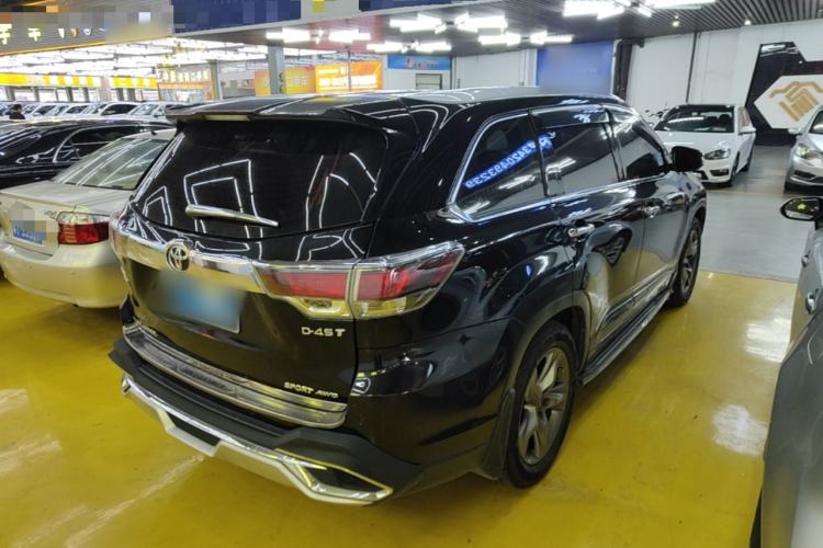 Used Toyota Highlander 2015 2.0T Four-Wheel Drive Luxury Edition 7-Seater Rear Right 45 Deg