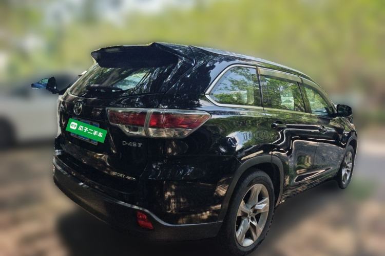 Used Toyota Highlander 2015 2.0T Four-Wheel Drive Luxury Edition 7-Seater Rear Right 45 Deg