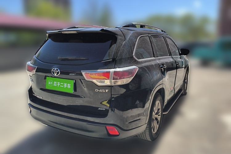 Used Toyota Highlander 2015 2.0T Four-Wheel Drive Elite Edition 7-Seater Rear Right 45 Deg
