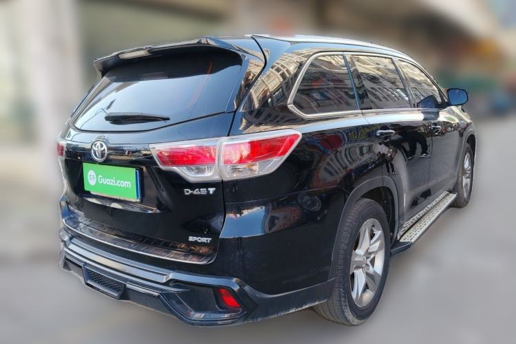 Used Toyota Highlander 2015 2.0T Two-Wheel Drive Luxury Edition 7 Seats Rear Right 45 Deg