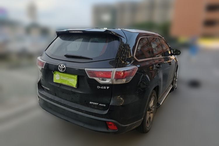 Used Toyota Highlander 2015 2.0T Four-Wheel Drive Luxury Edition 7-Seater Rear Right 45 Deg
