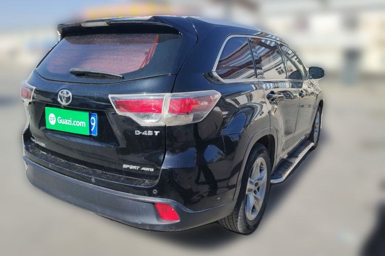 Used Toyota Highlander 2015 2.0T Four-Wheel Drive Luxury Edition 7-Seater Rear Right 45 Deg
