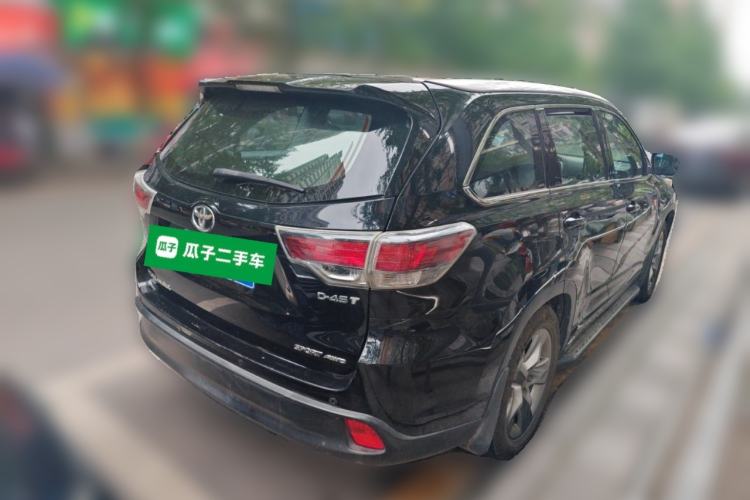 Used Toyota Highlander 2015 2.0T Four-Wheel Drive Luxury Edition 7-Seater Rear Right 45 Deg
