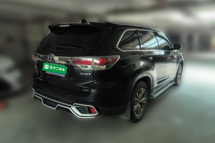 Used Toyota Highlander 2015 2.0T Four-Wheel Drive Elite Edition 7-Seater Rear Right 45 Deg