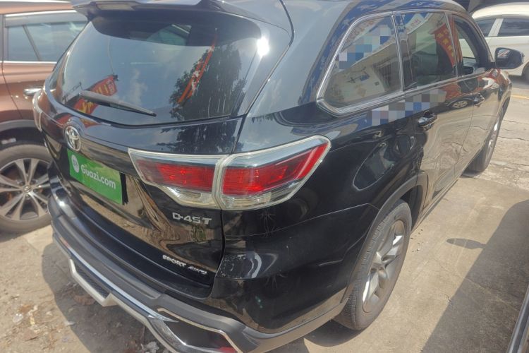 Used Toyota Highlander 2015 2.0T Four-Wheel Drive Luxury Edition 7-Seater Rear Right 45 Deg