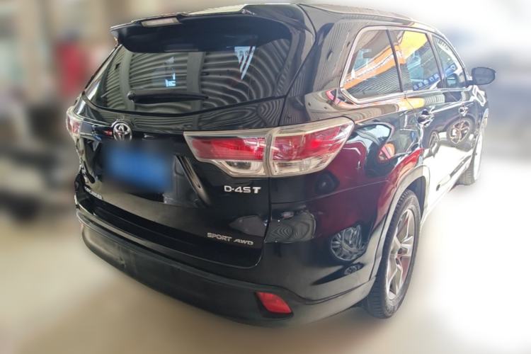 Used Toyota Highlander 2015 2.0T Four-Wheel Drive Luxury Edition 7-Seater Rear Right 45 Deg