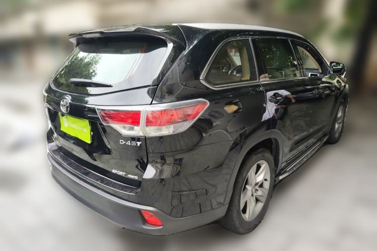 Used Toyota Highlander 2015 2.0T Four-Wheel Drive Luxury Edition 7-Seater Rear Right 45 Deg