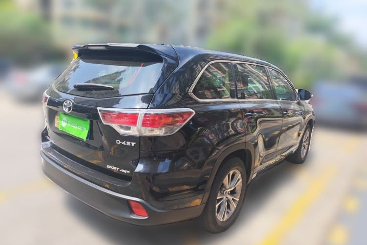 Used Toyota Highlander 2015 2.0T Four-Wheel Drive Elite Edition 7-Seater Rear Right 45 Deg