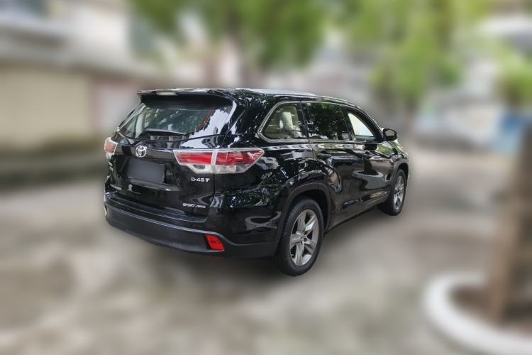 Used Toyota Highlander 2015 2.0T Four-Wheel Drive Luxury Edition 7-Seater Rear Right 45 Deg