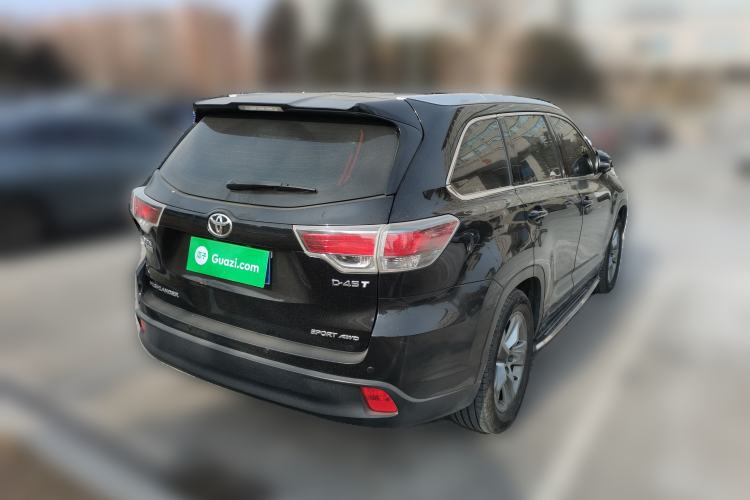 Used Toyota Highlander 2015 2.0T Four-Wheel Drive Luxury Edition 7-Seater Rear Right 45 Deg