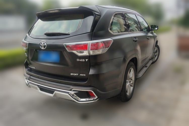 Used Toyota Highlander 2015 2.0T Four-Wheel Drive Luxury Navigation Version with 7 Seats Rear Right 45 Deg