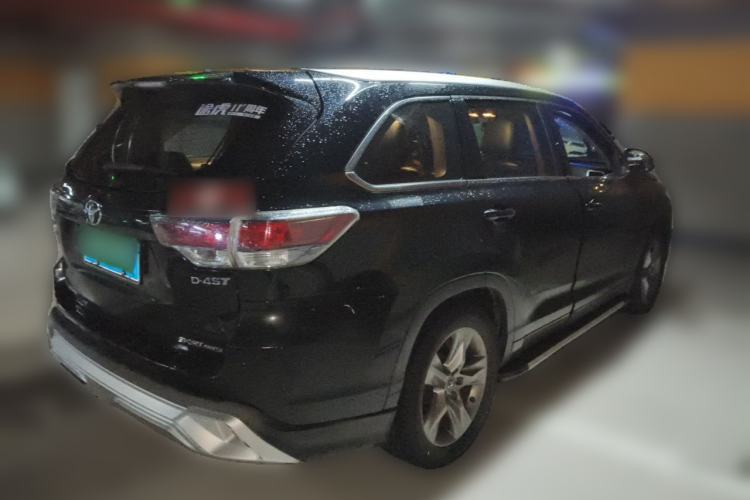 Used Toyota Highlander 2015 2.0T Four-Wheel Drive Luxury Edition 7-Seater Rear Right 45 Deg